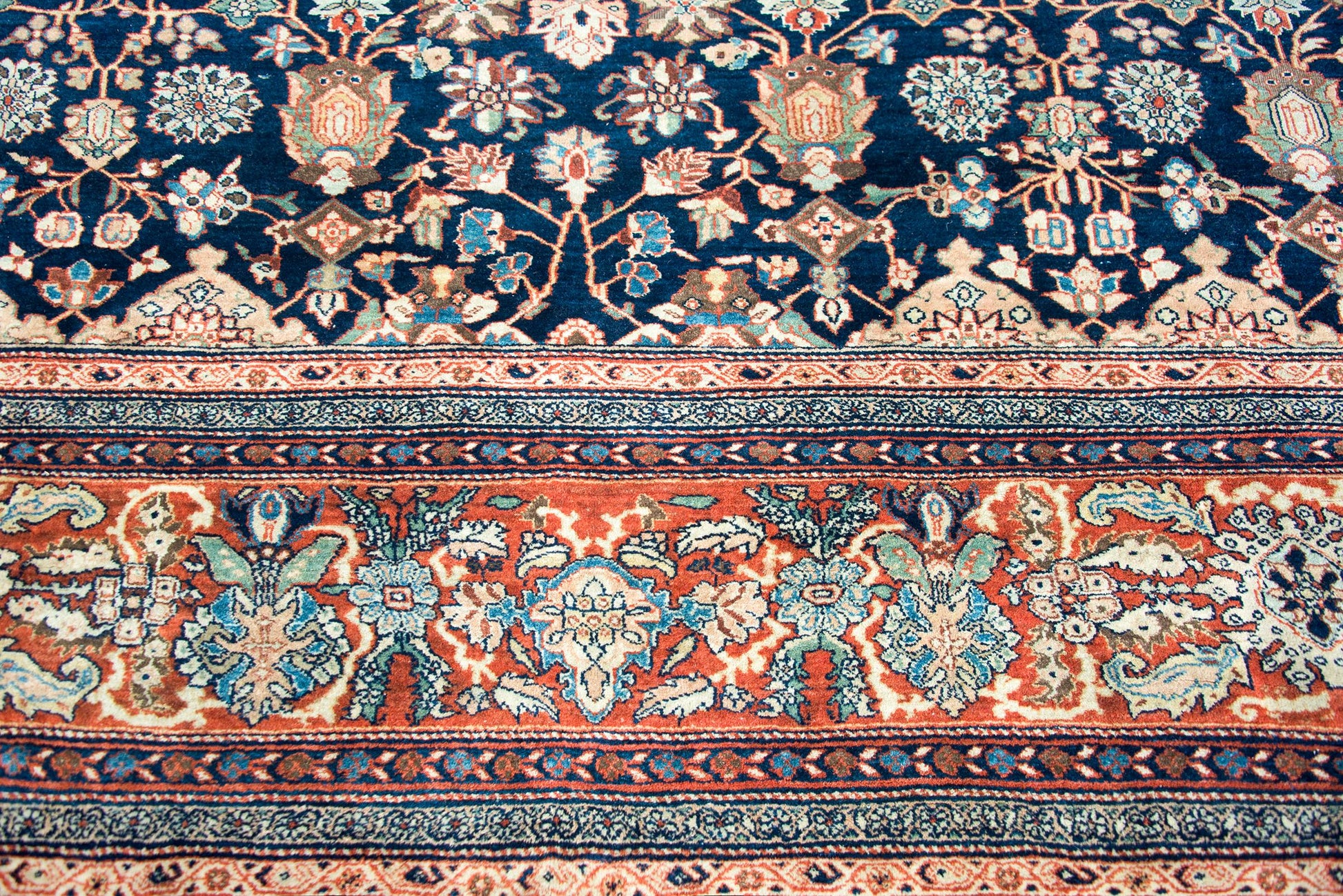 Early 20th Century Persian Sarouk Farahan Rug For Sale