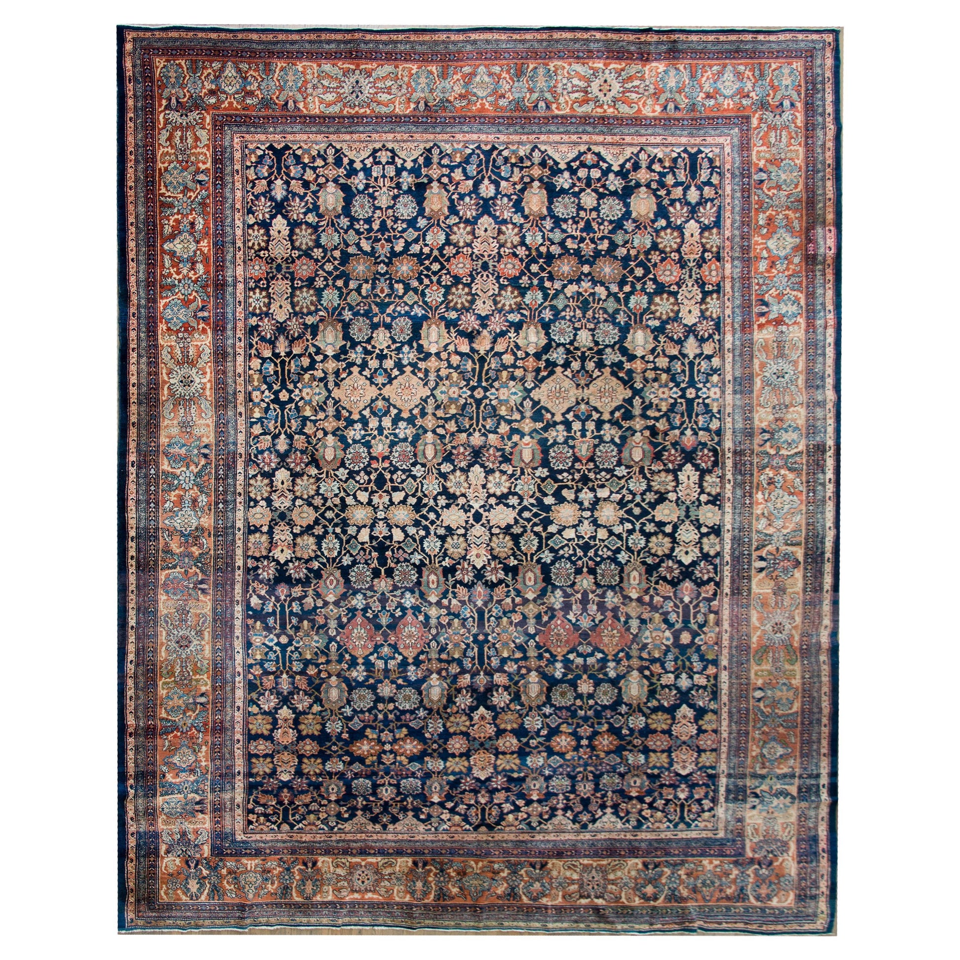 Early 20th Century Persian Sarouk Farahan Rug For Sale