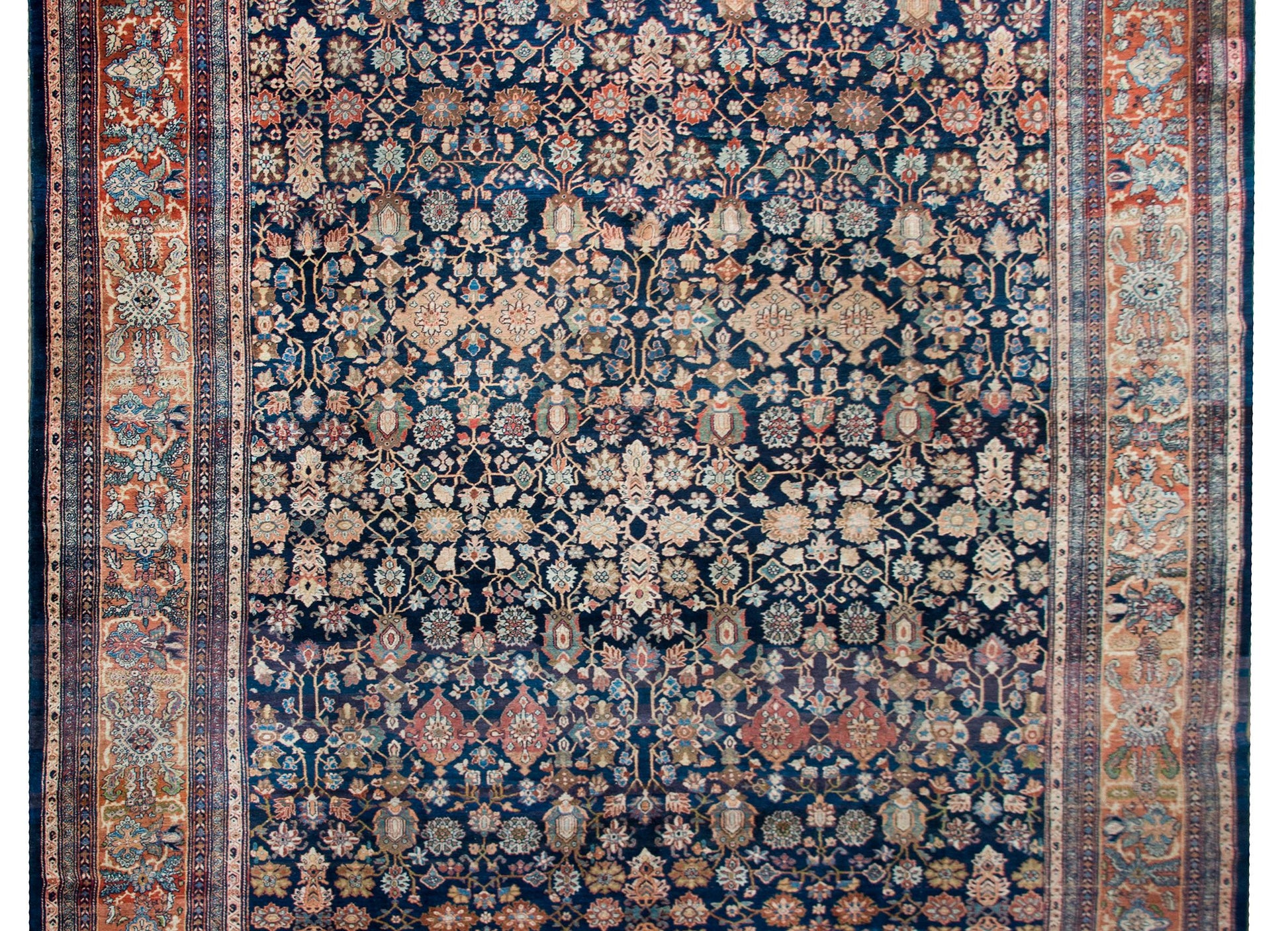 Early 20th Century Persian Sarouk Farahan Rug For Sale