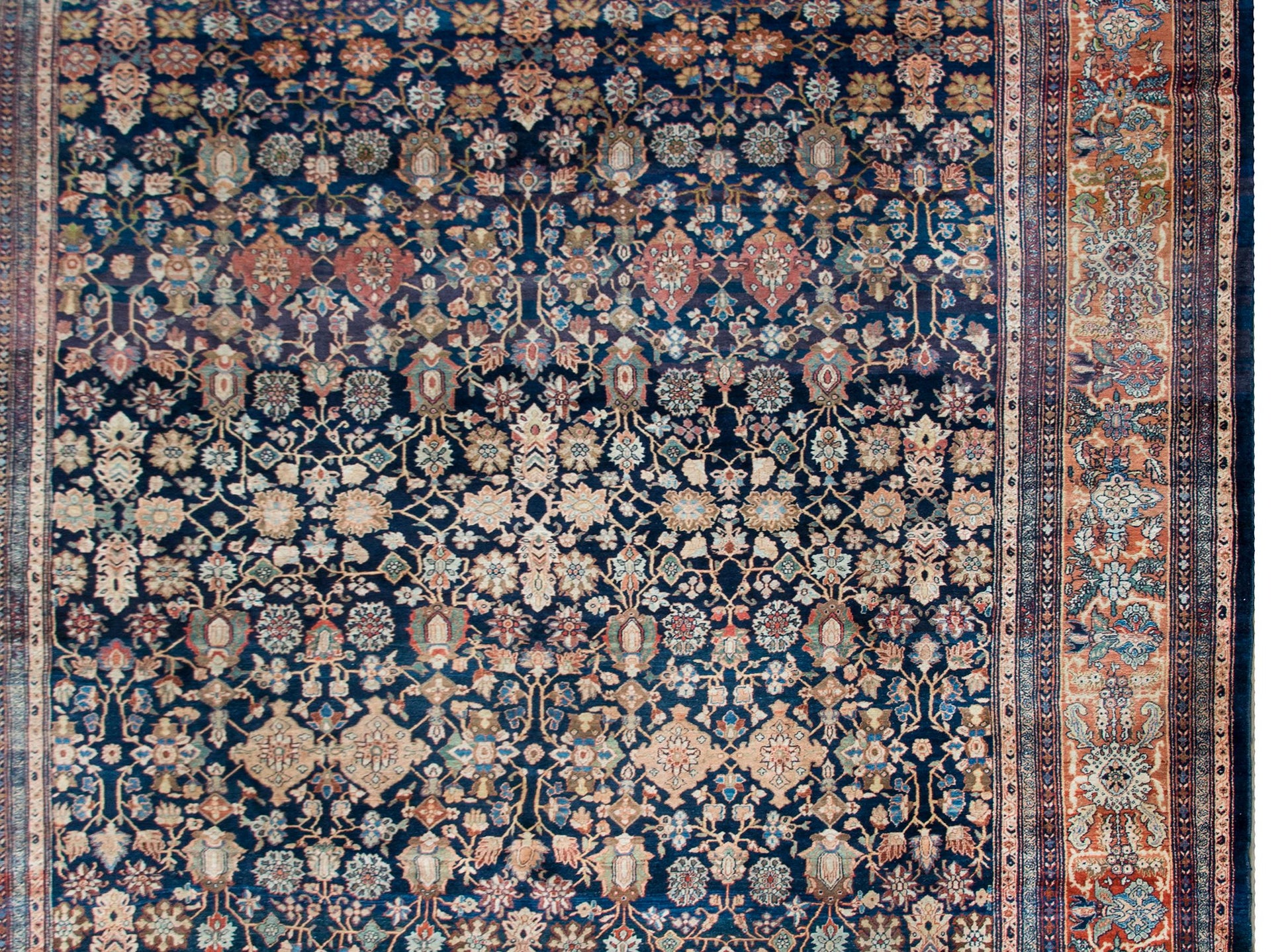 Early 20th Century Persian Sarouk Farahan Rug For Sale