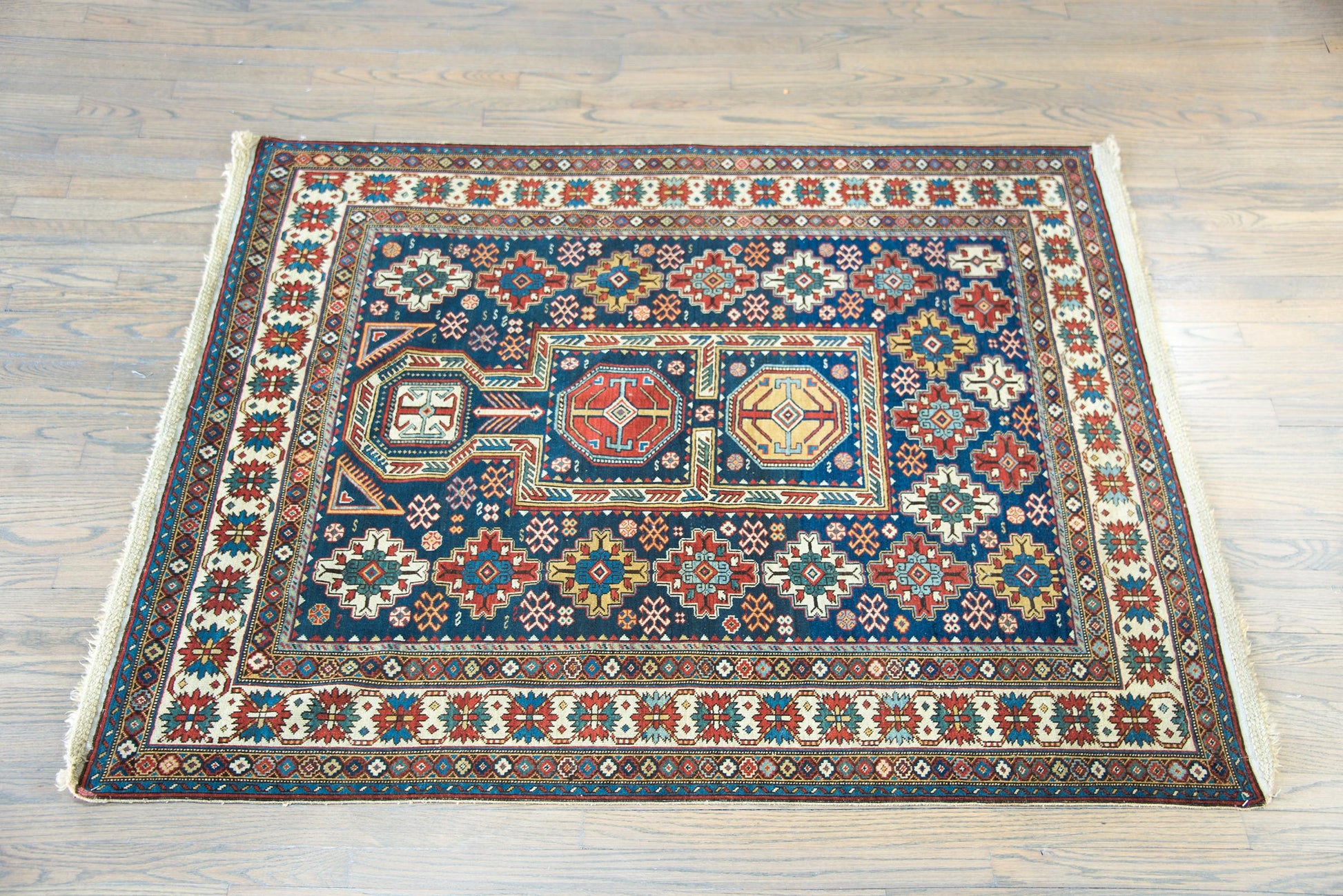 Late 19th Century Persian Shirvan Rug For Sale