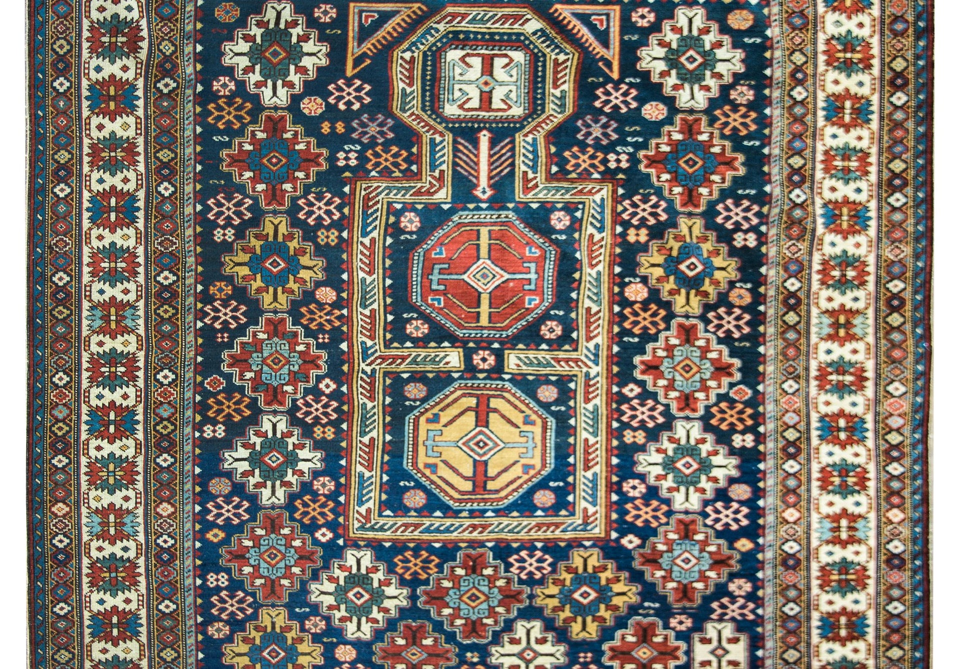 Late 19th Century Persian Shirvan Rug For Sale