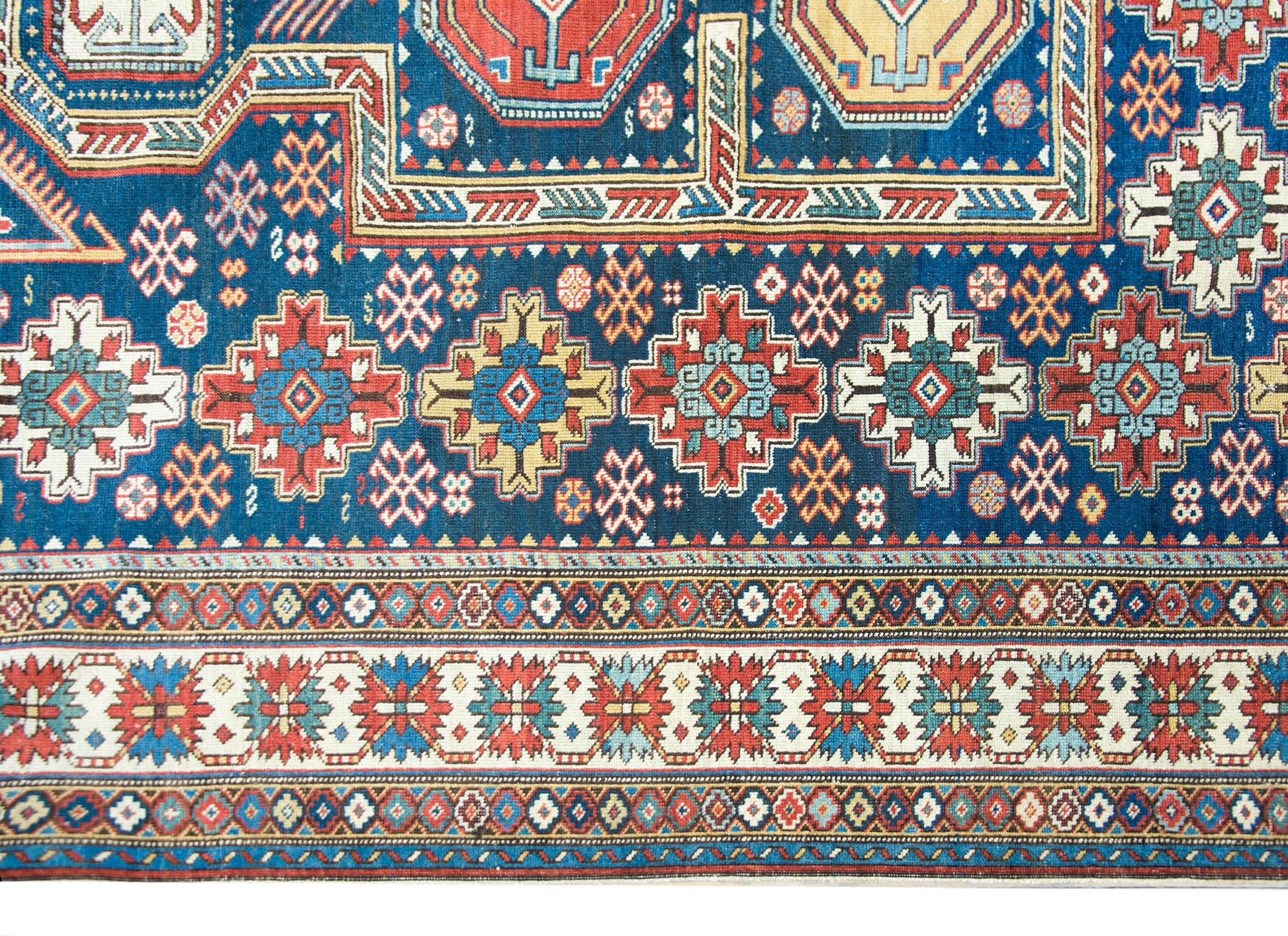 Late 19th Century Persian Shirvan Rug For Sale