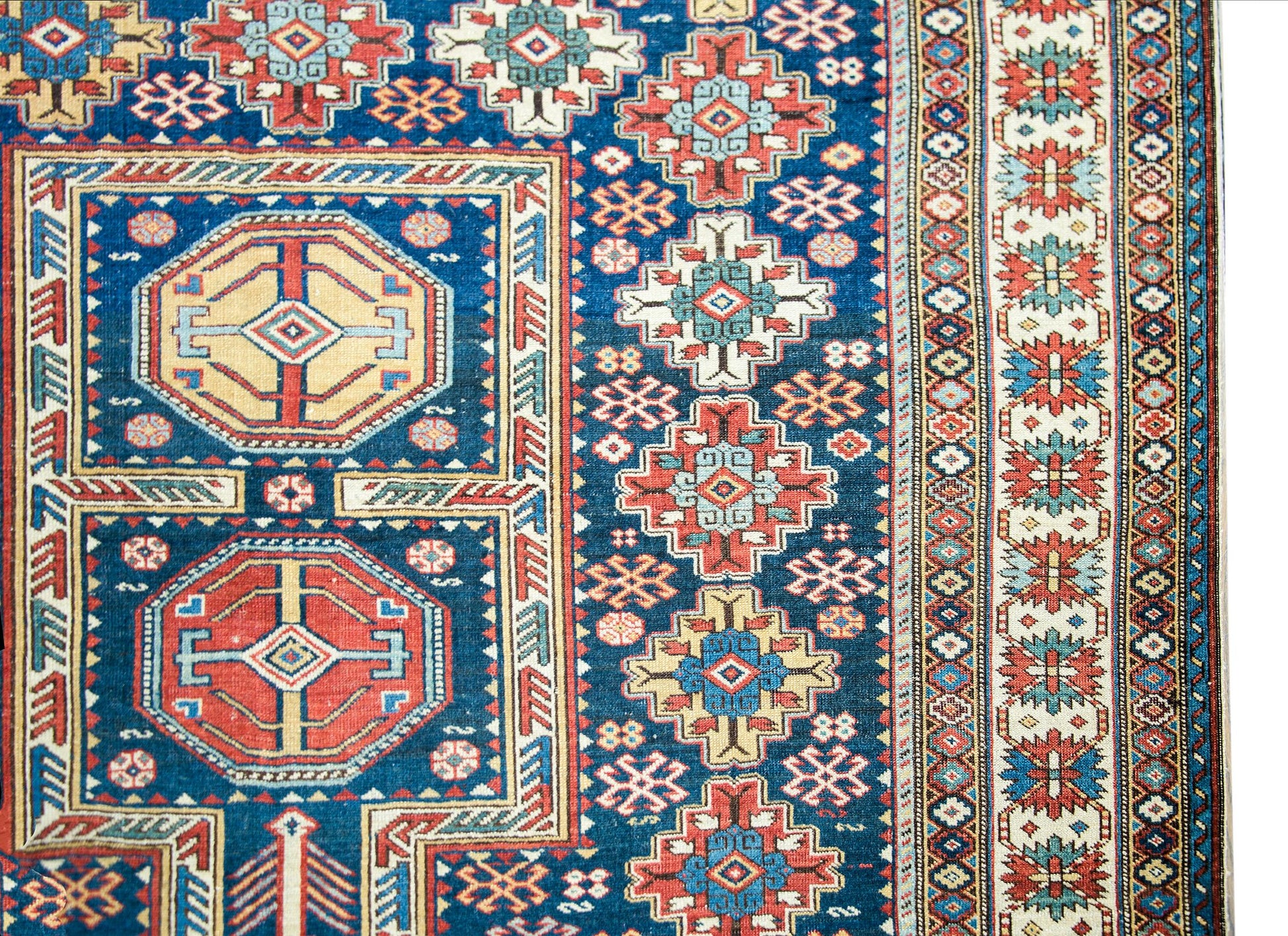 Late 19th Century Persian Shirvan Rug For Sale
