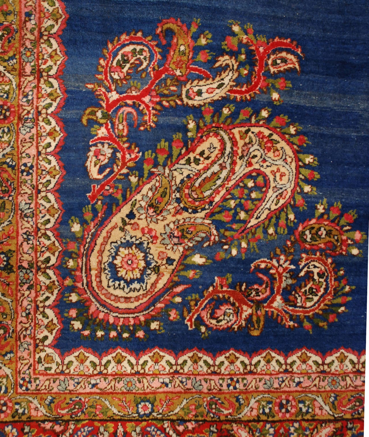 Early 20th Century Kirman Rug For Sale