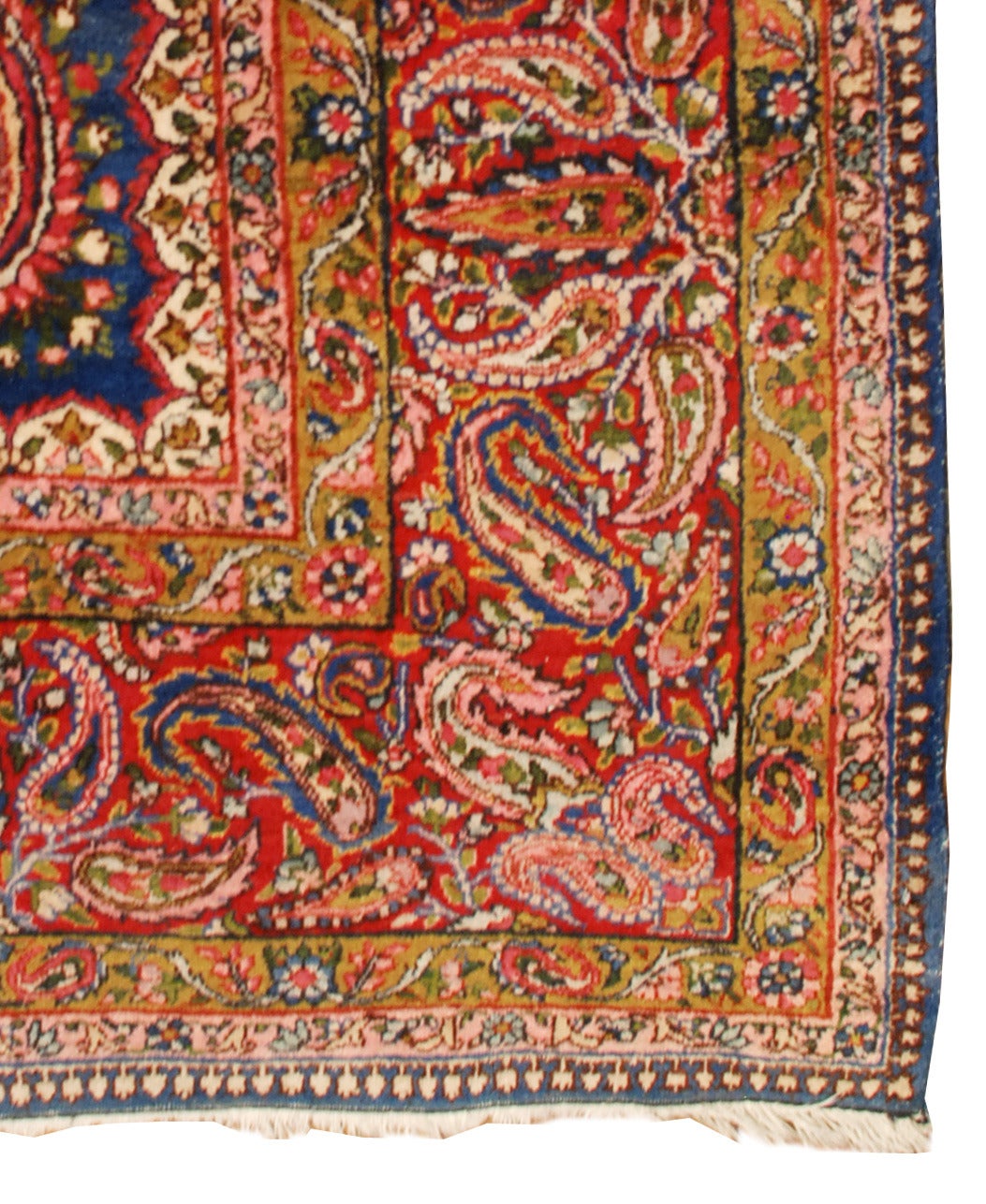 Early 20th Century Kirman Rug For Sale