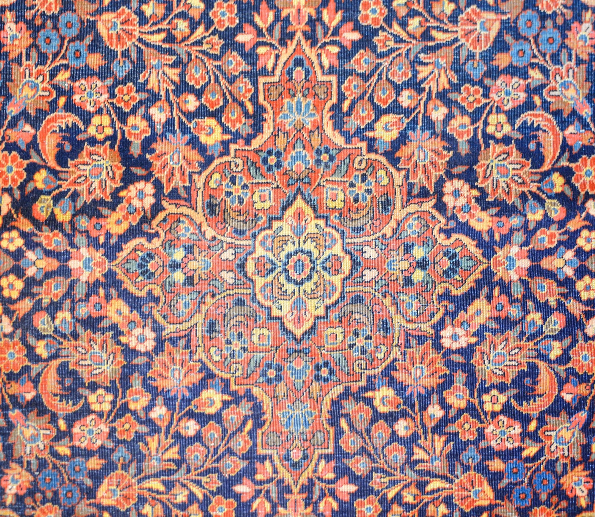 Unbelievable Early 20th Century Kashan Rug For Sale