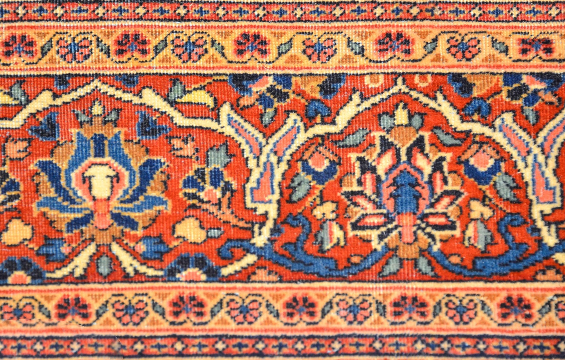 Unbelievable Early 20th Century Kashan Rug For Sale