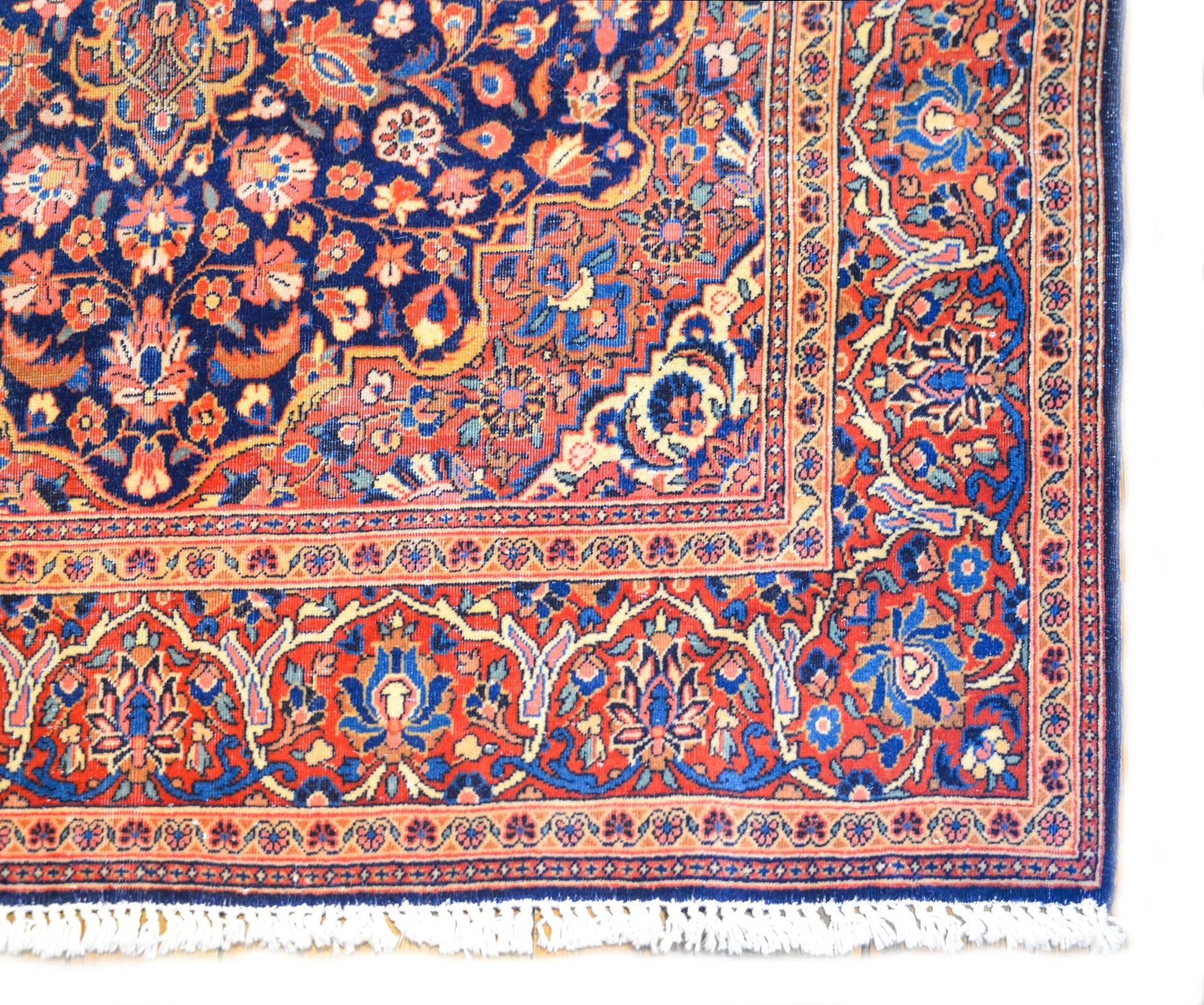 Unbelievable Early 20th Century Kashan Rug For Sale