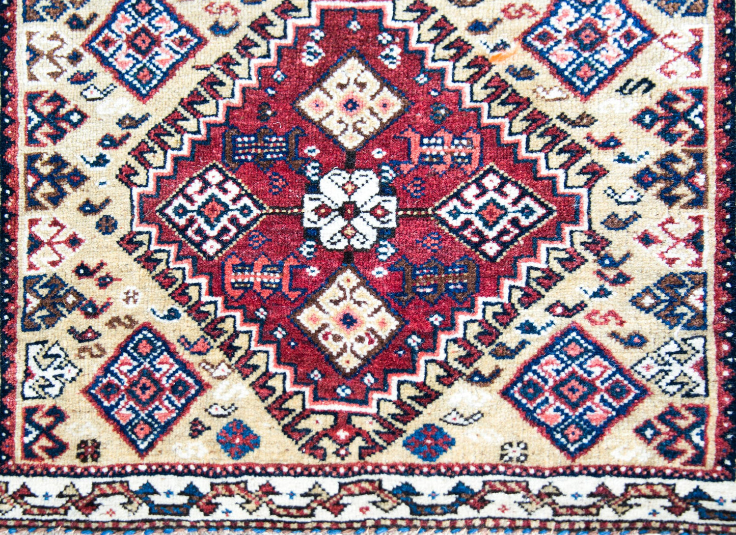 Early 20th Century Persian Afshar Rug For Sale