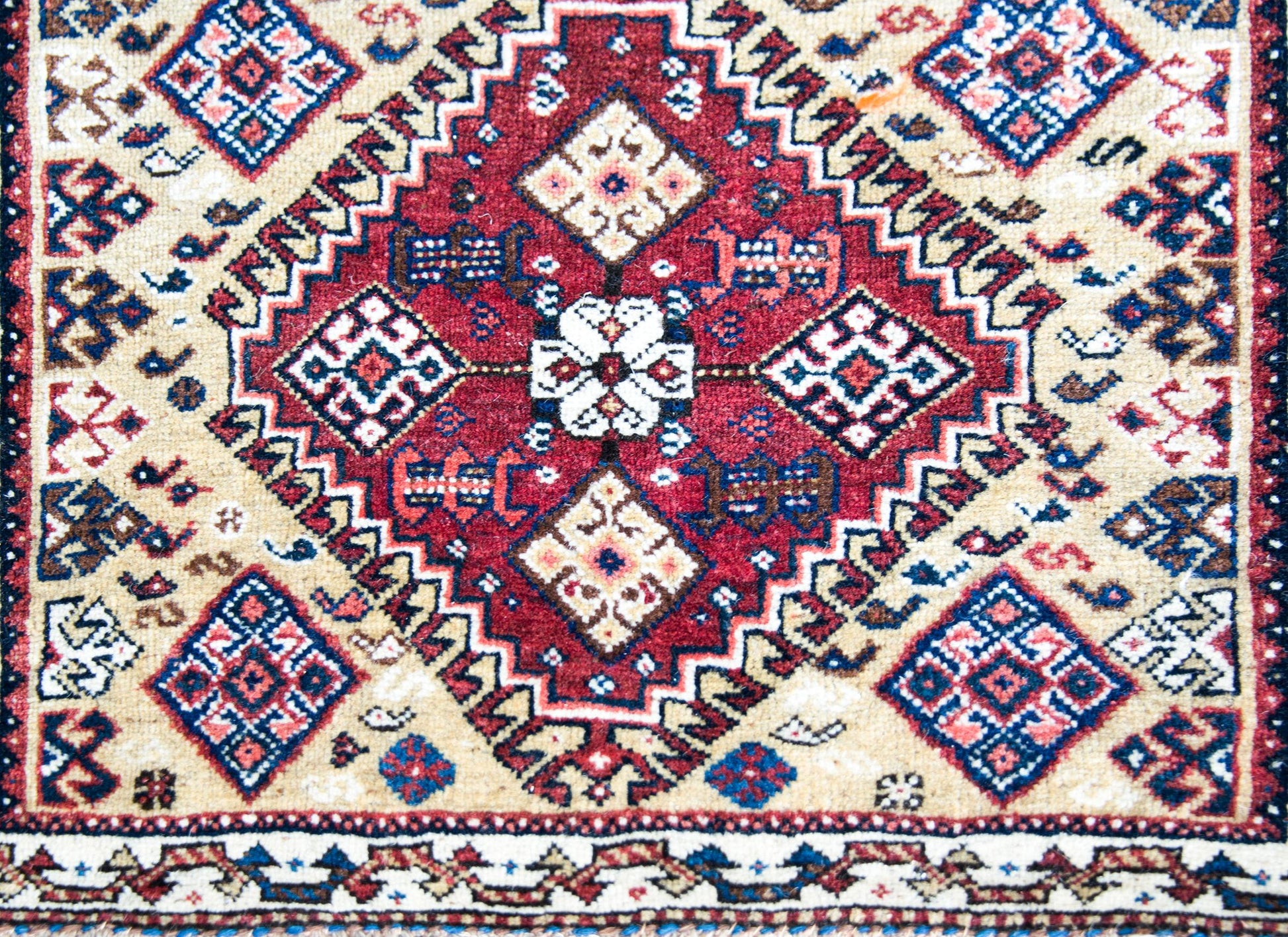Early 20th Century Persian Afshar Rug For Sale