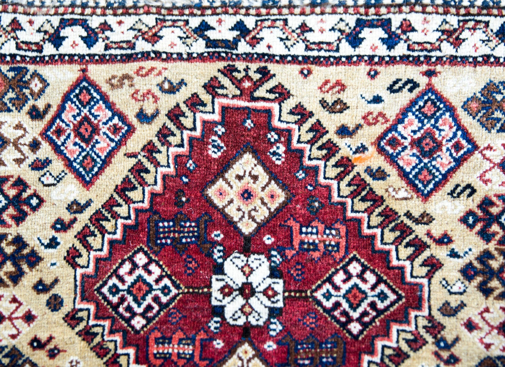 Early 20th Century Persian Afshar Rug For Sale