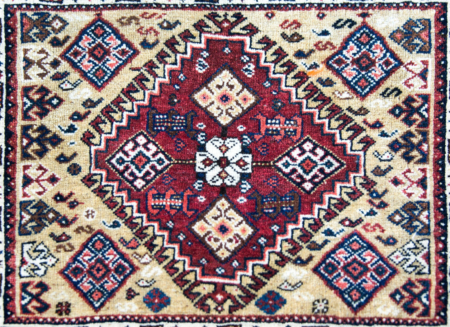 Early 20th Century Persian Afshar Rug For Sale