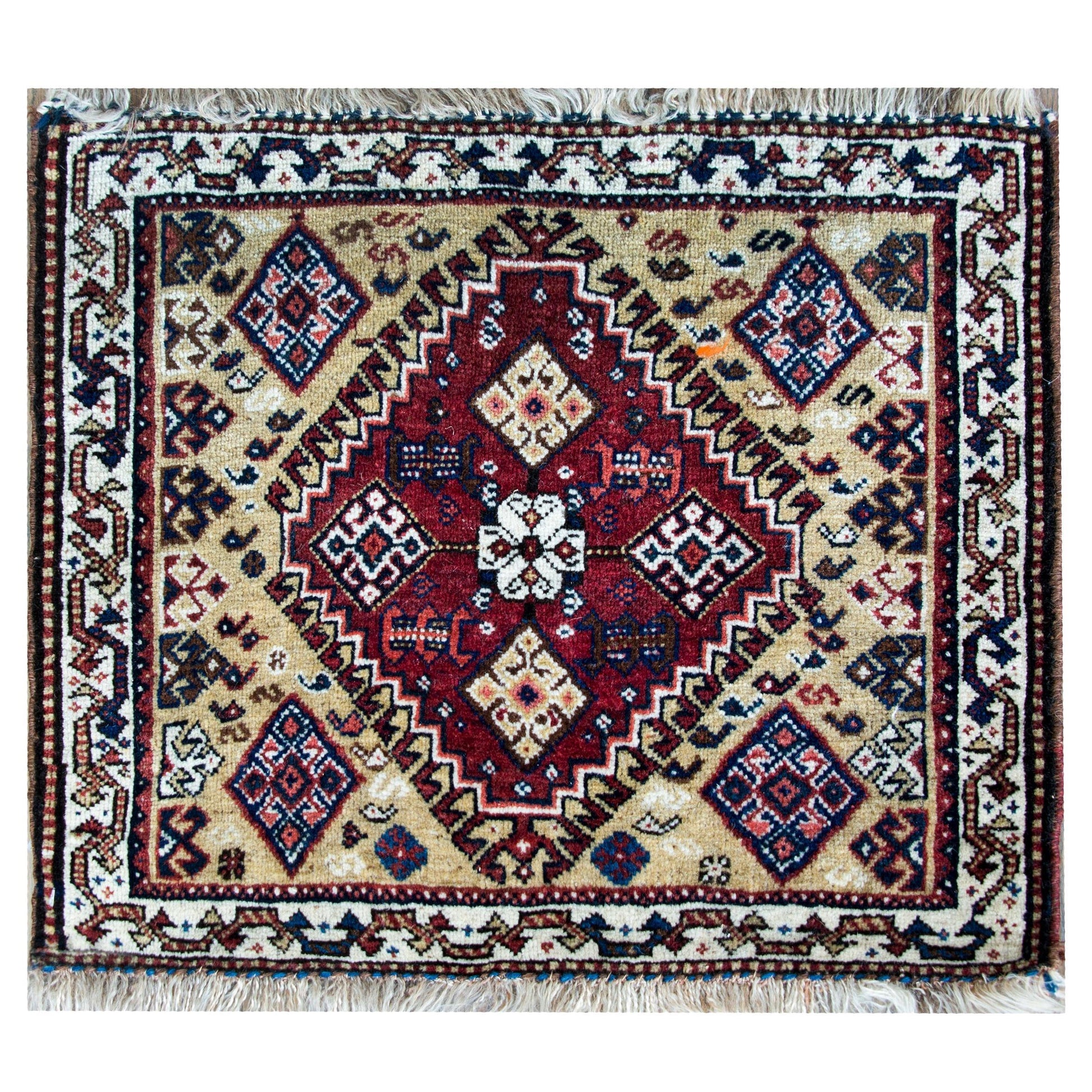 Early 20th Century Persian Afshar Rug For Sale