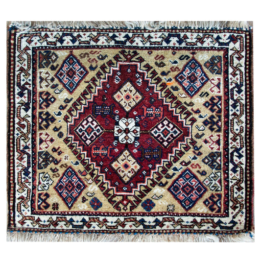 Early 20th Century Persian Afshar Rug For Sale