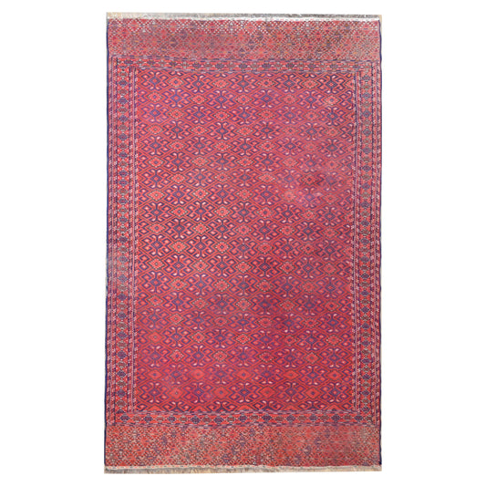 Vintage Afghani Sumak Rug For Sale