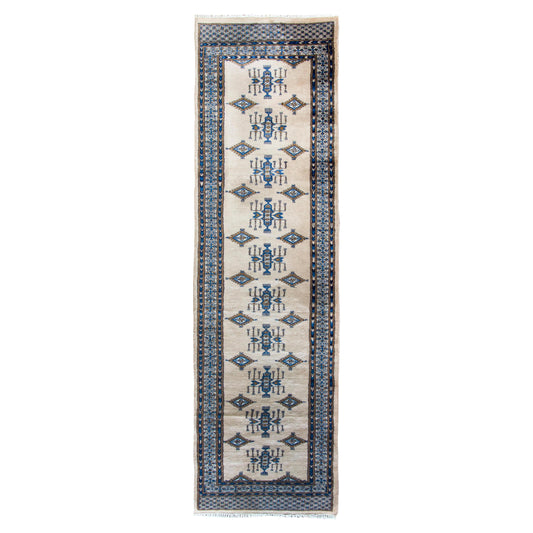 Vintage Pakistani Bokhara Runner For Sale
