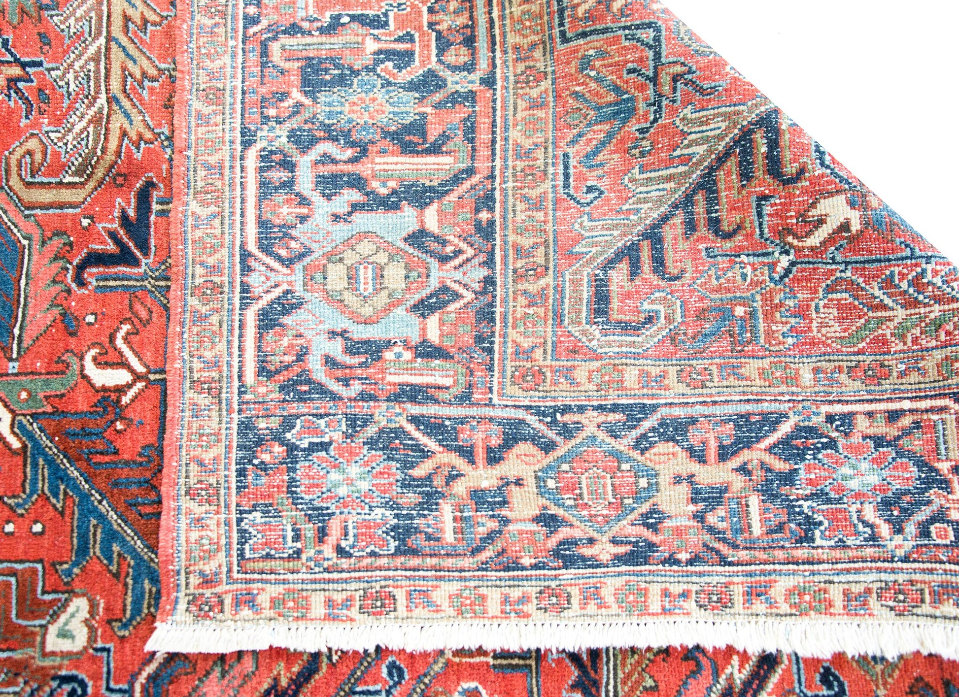 Early 20th Century Persian Heriz Rug For Sale