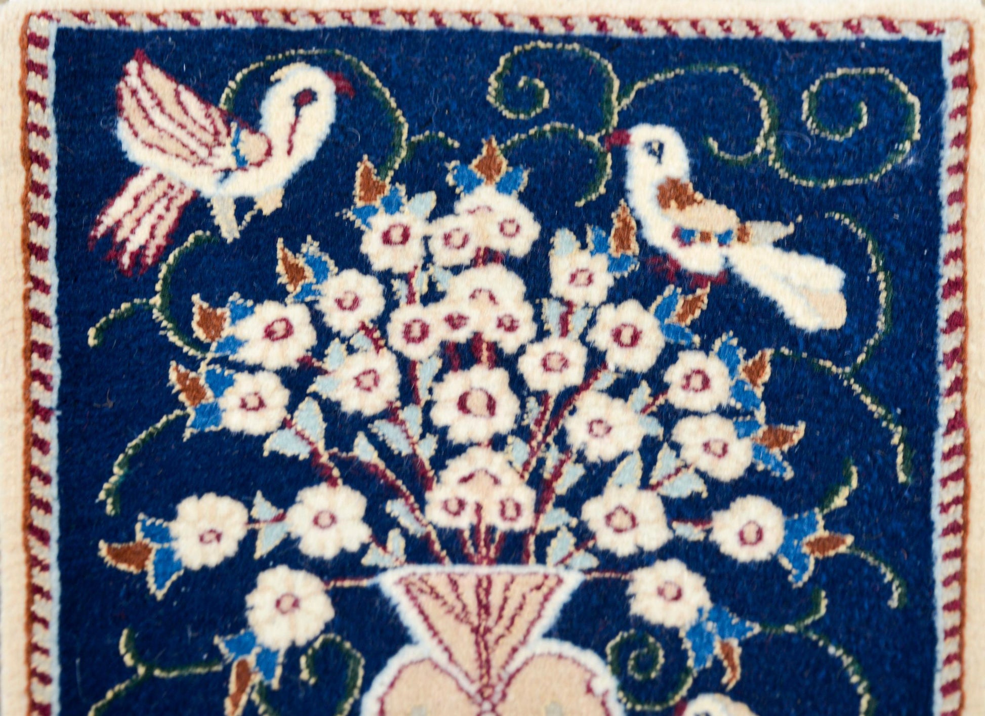 Pair of Vintage Pictorial Nain Rugs For Sale