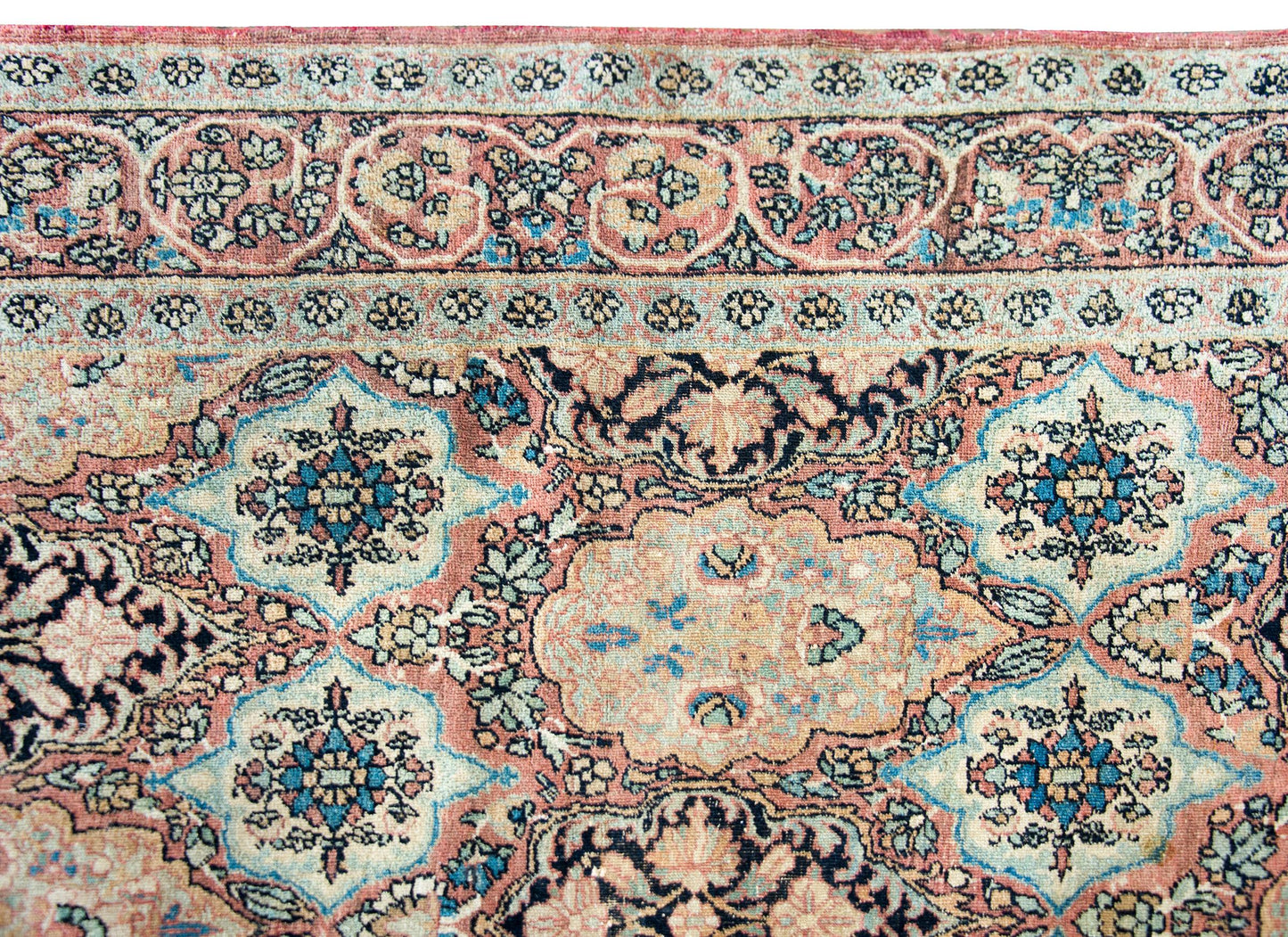 Early 20th Century Lavar Kirman Rug For Sale