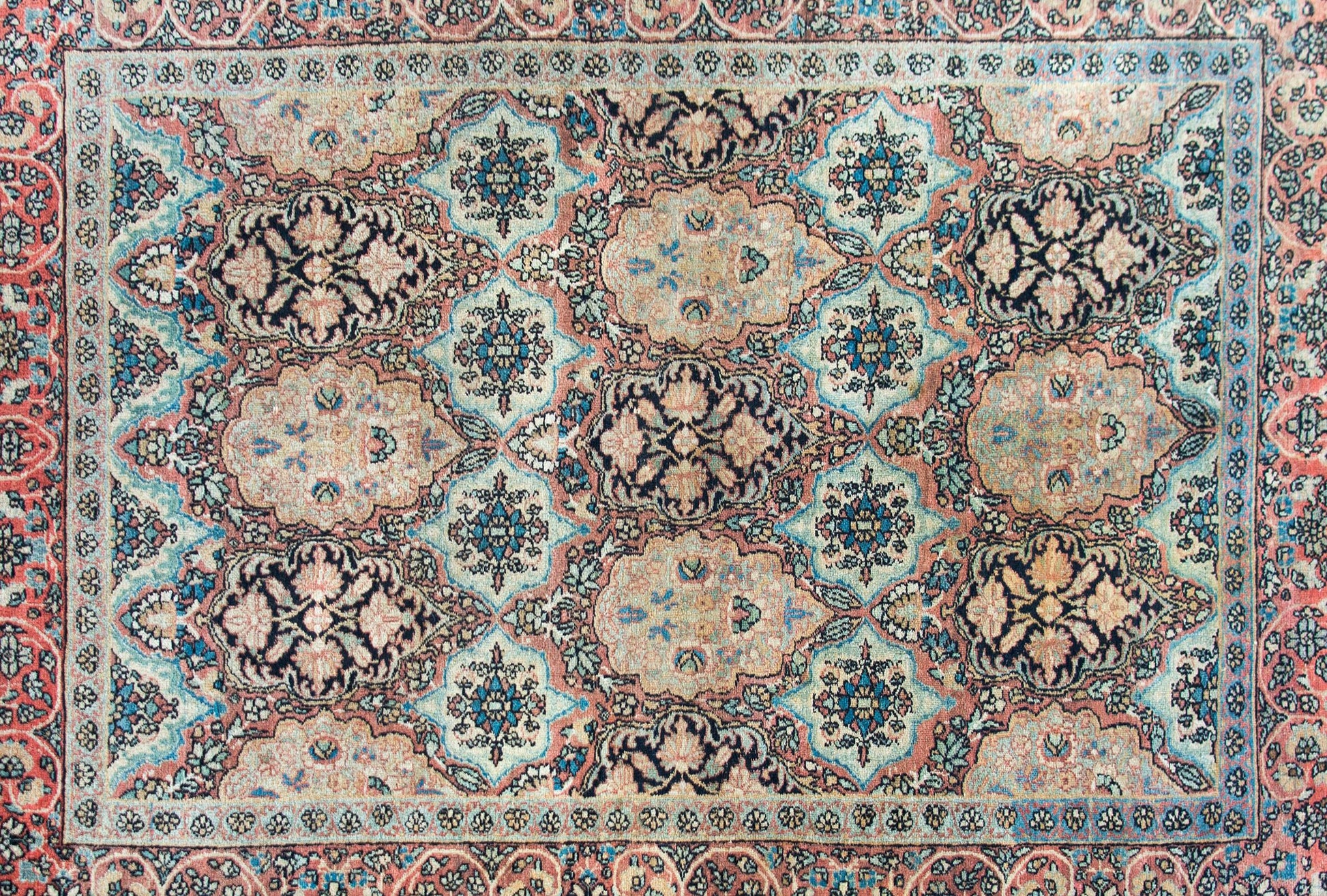 Early 20th Century Lavar Kirman Rug For Sale