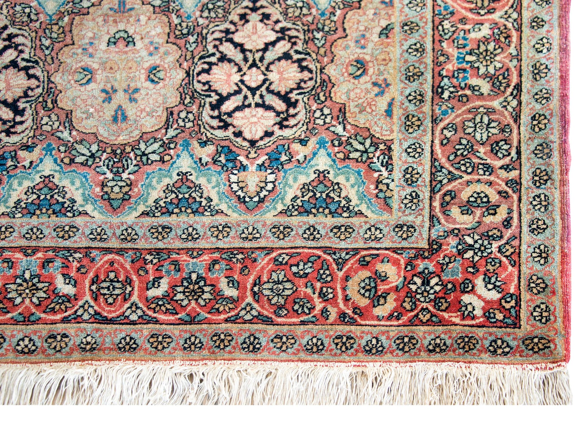 Early 20th Century Lavar Kirman Rug For Sale