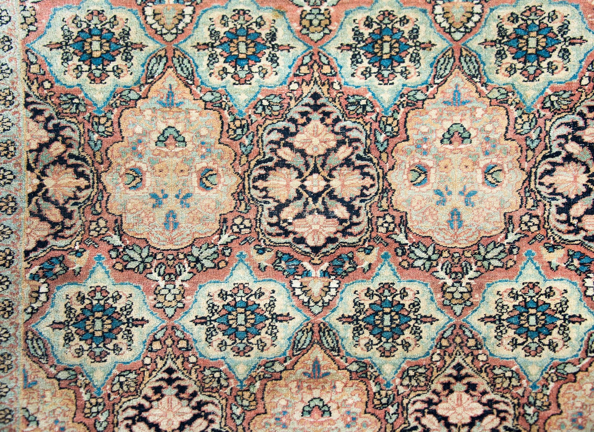 Early 20th Century Lavar Kirman Rug For Sale