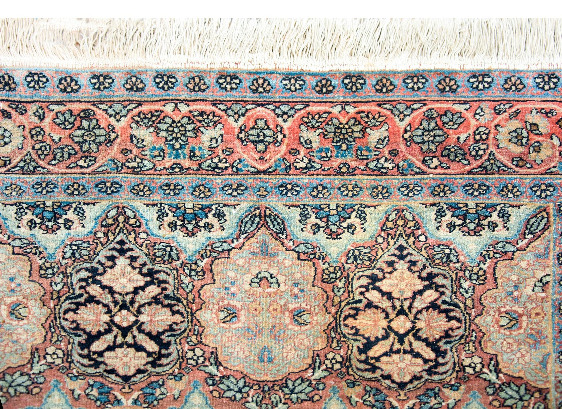 Early 20th Century Lavar Kirman Rug For Sale