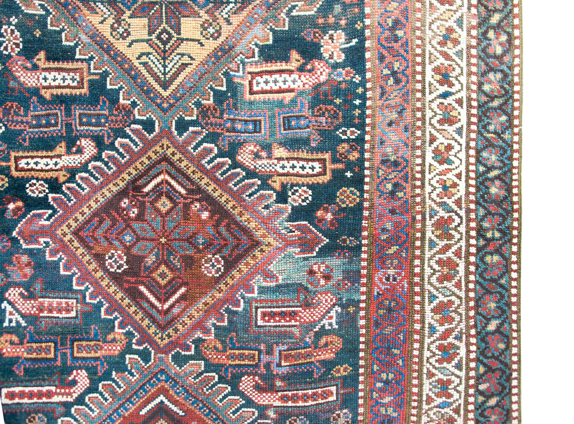 Early 20th Century Persian Qashqai Runner For Sale