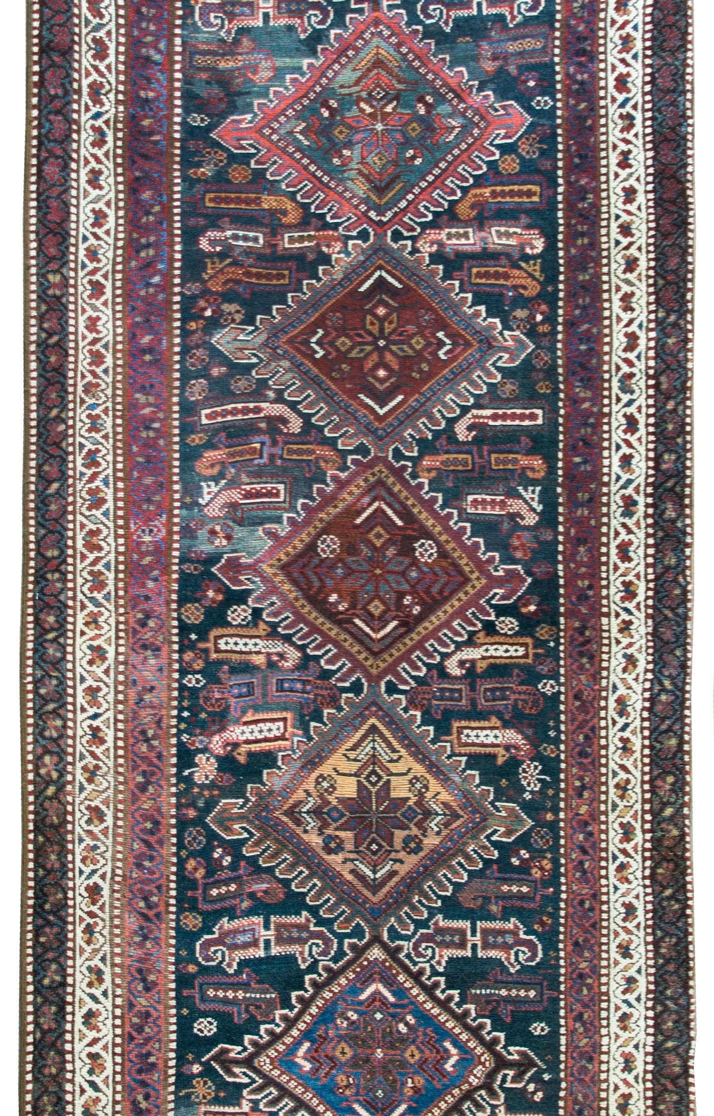 Early 20th Century Persian Qashqai Runner For Sale