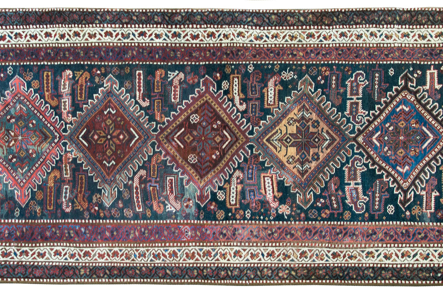 Early 20th Century Persian Qashqai Runner For Sale