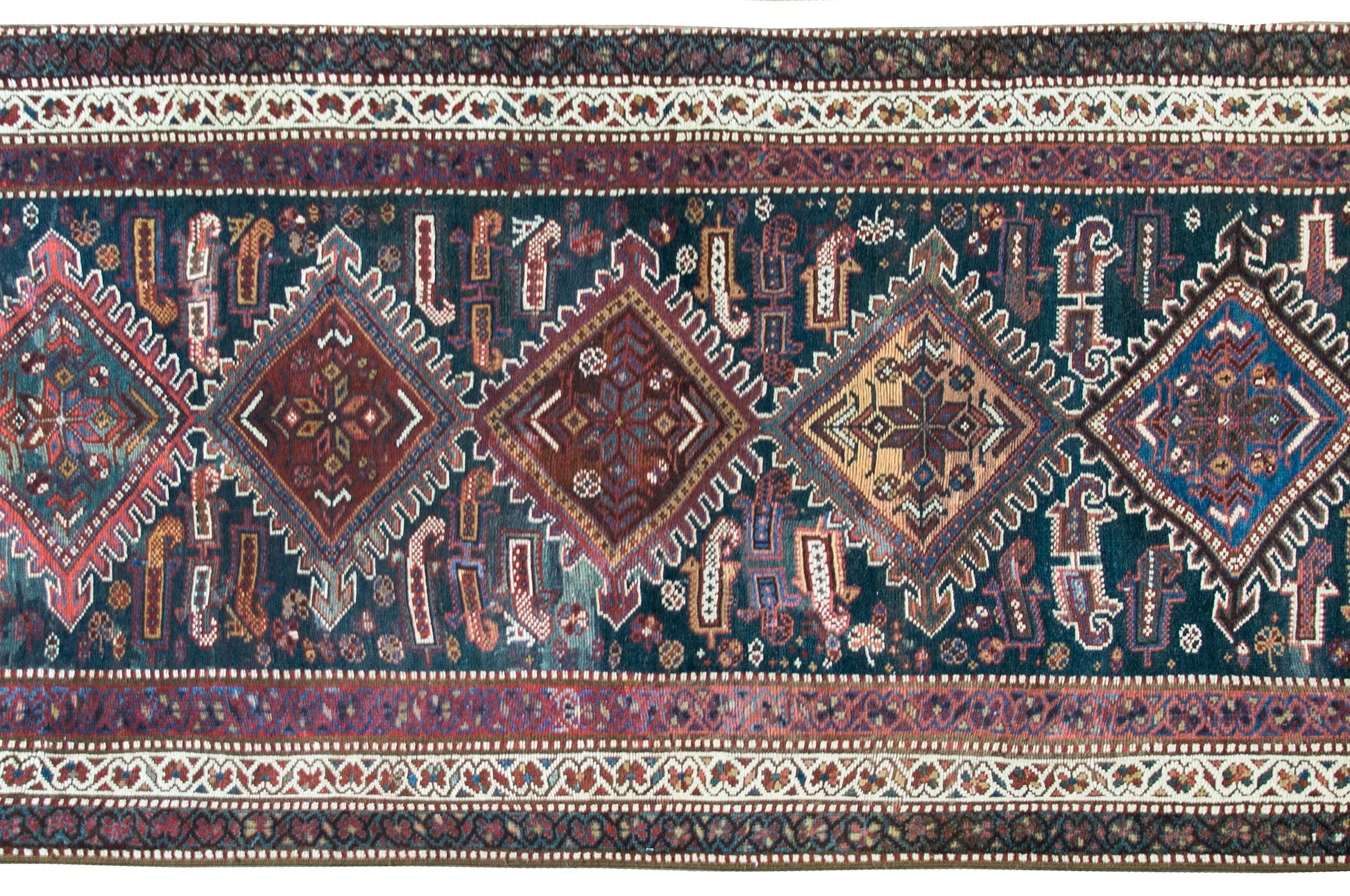 Early 20th Century Persian Qashqai Runner For Sale