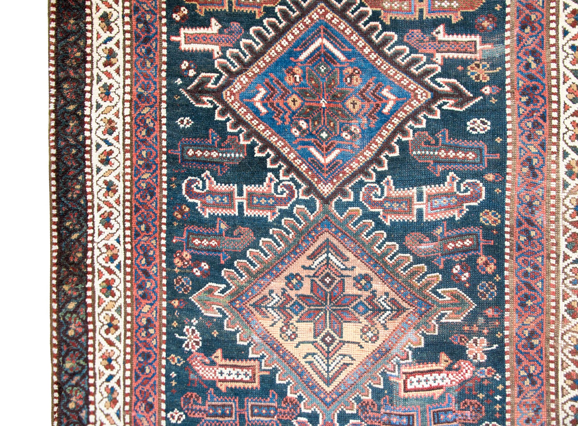 Early 20th Century Persian Qashqai Runner For Sale