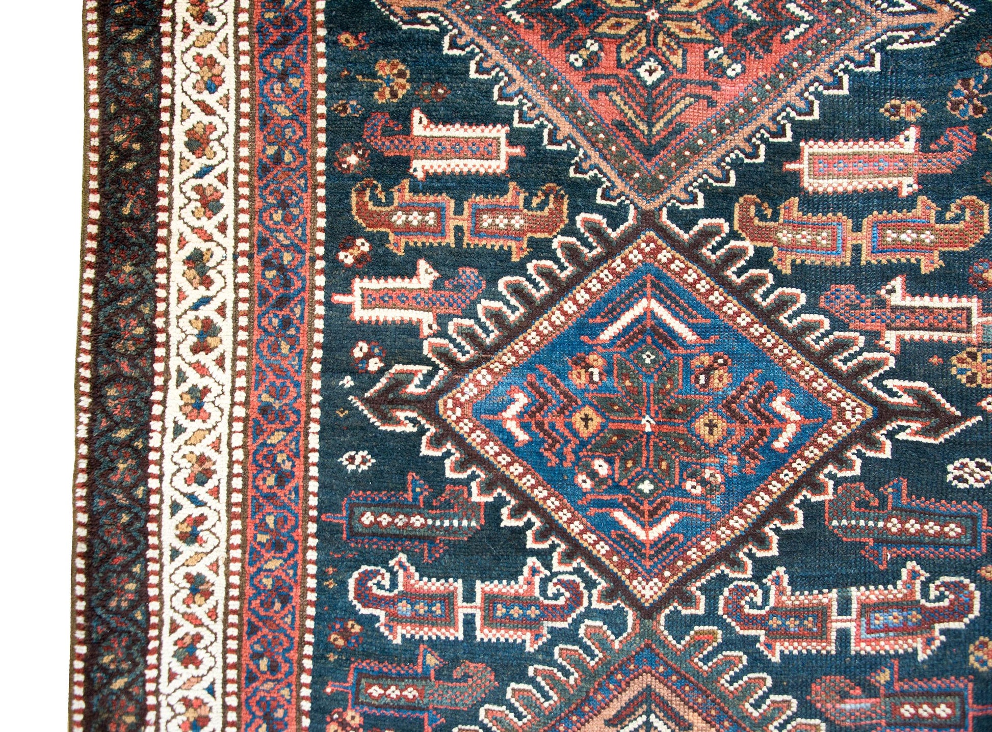 Early 20th Century Persian Qashqai Runner For Sale