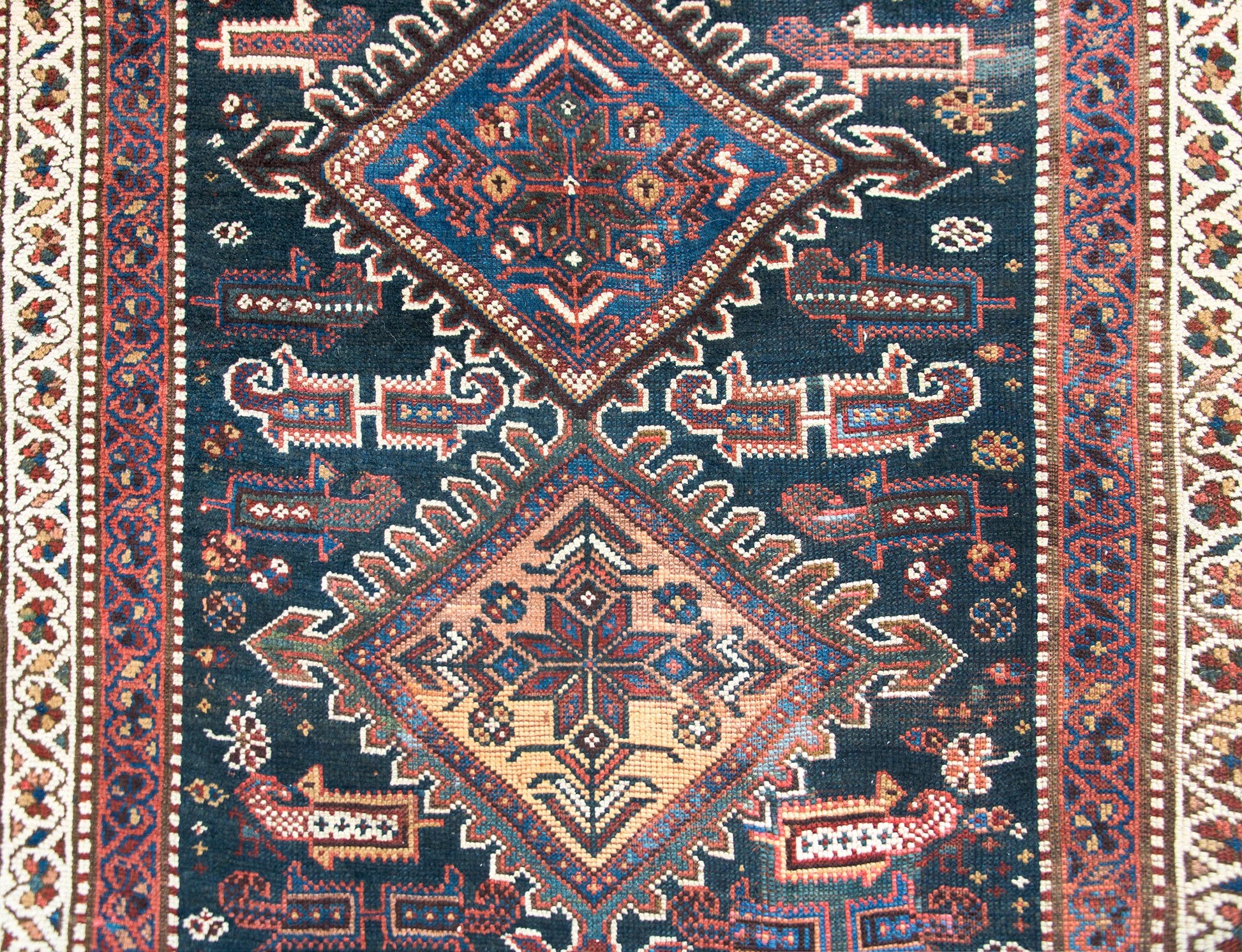 Early 20th Century Persian Qashqai Runner For Sale