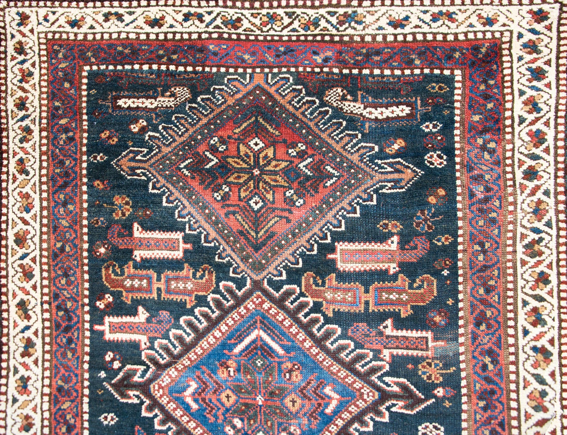 Early 20th Century Persian Qashqai Runner For Sale