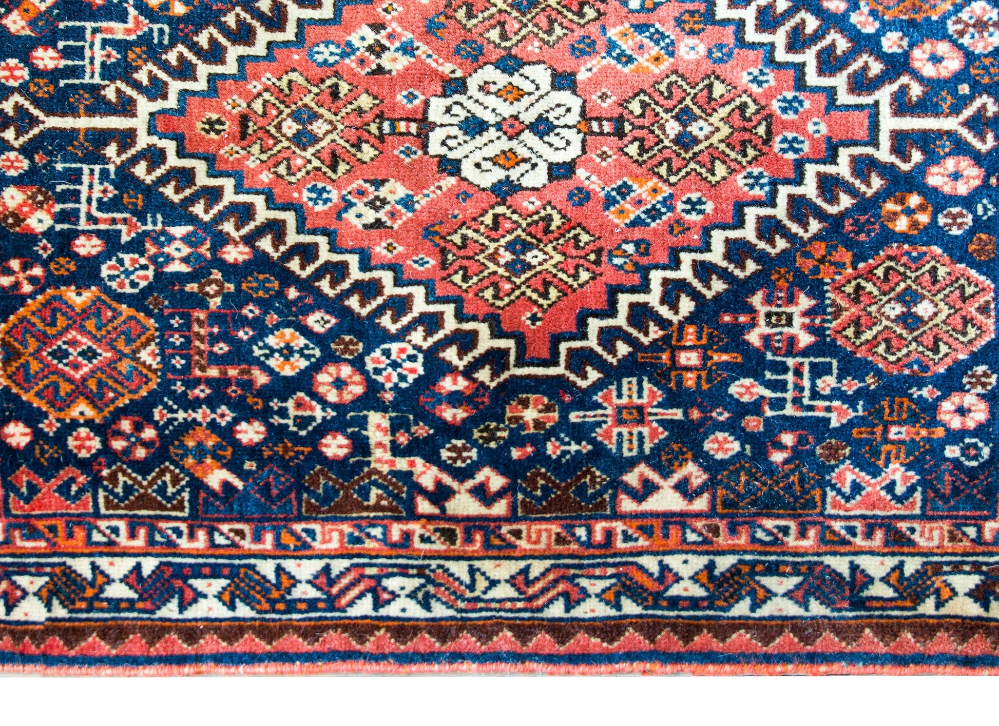 Early 20th Century Persian Afshar Rug For Sale