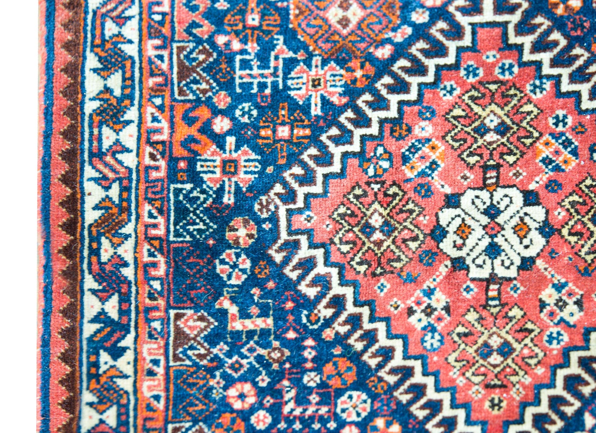 Early 20th Century Persian Afshar Rug For Sale