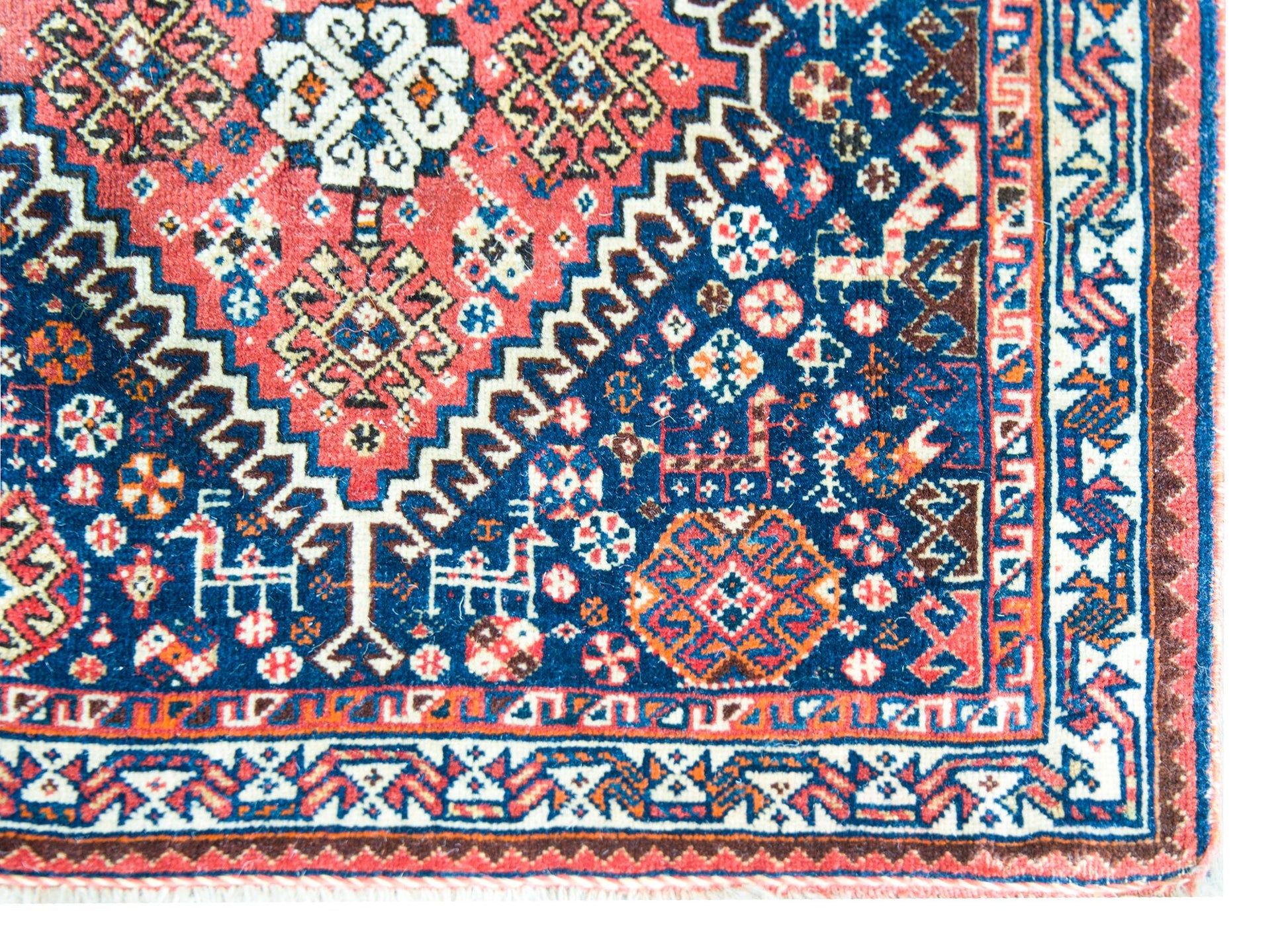 Early 20th Century Persian Afshar Rug For Sale