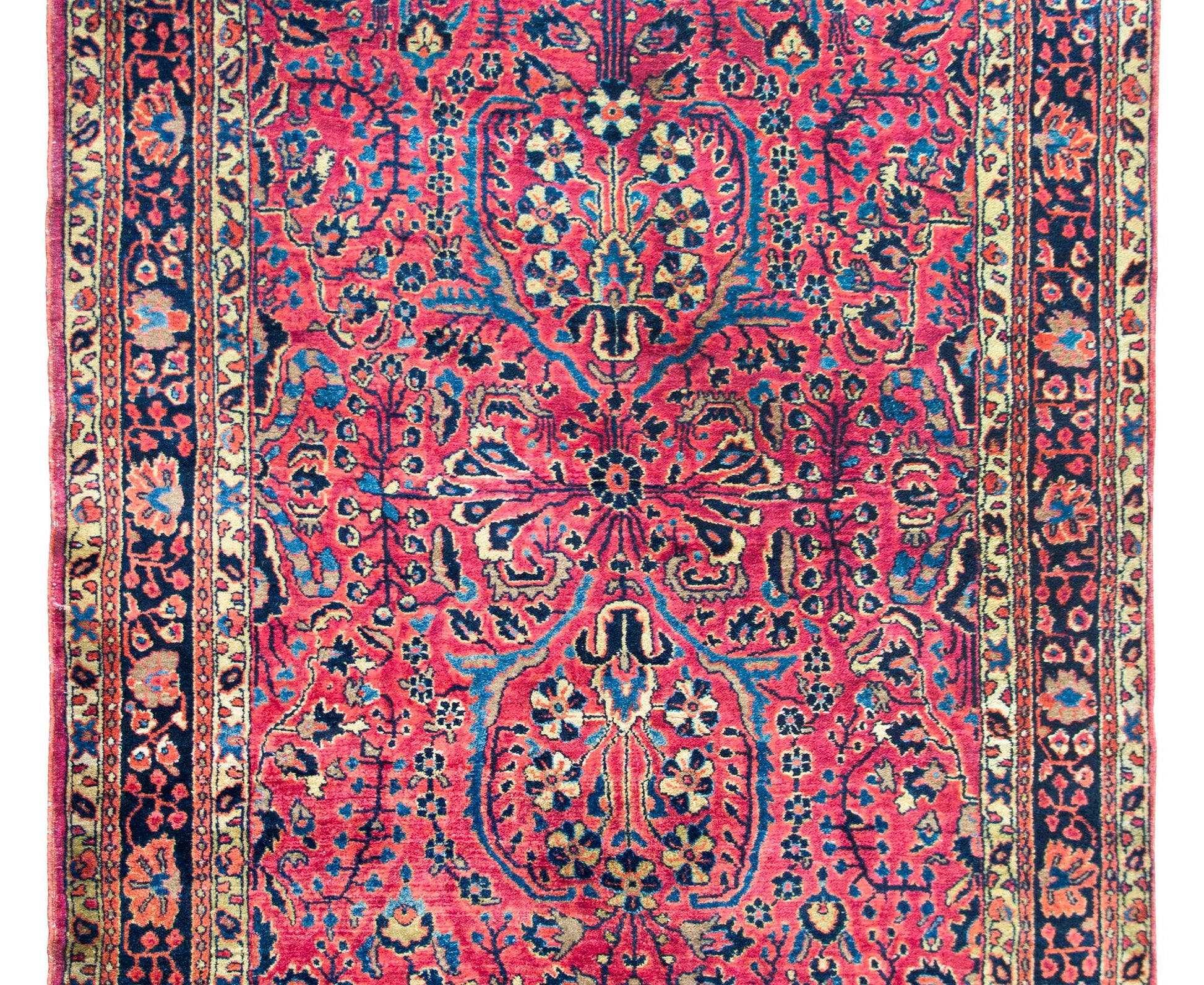 Early 20th Century Persian Sarouk Rug For Sale