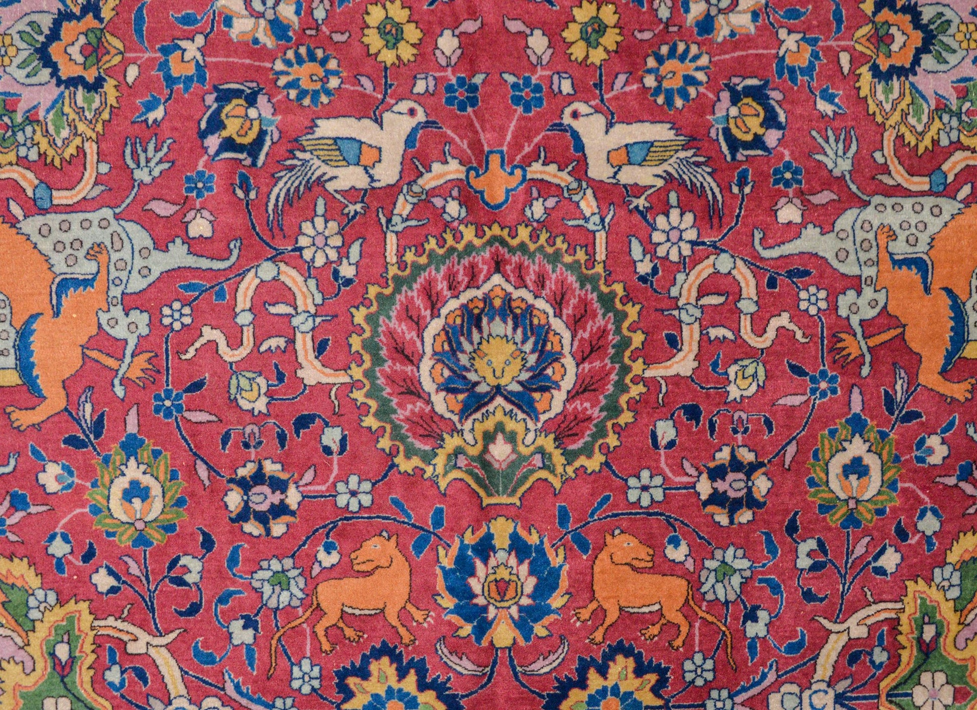 Wonderful Early 20th Century Agra Rug For Sale