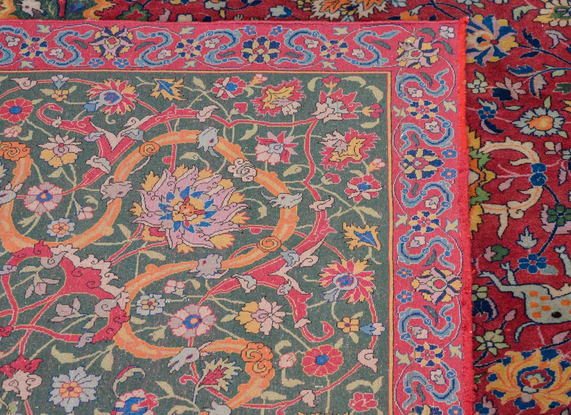 Wonderful Early 20th Century Agra Rug For Sale