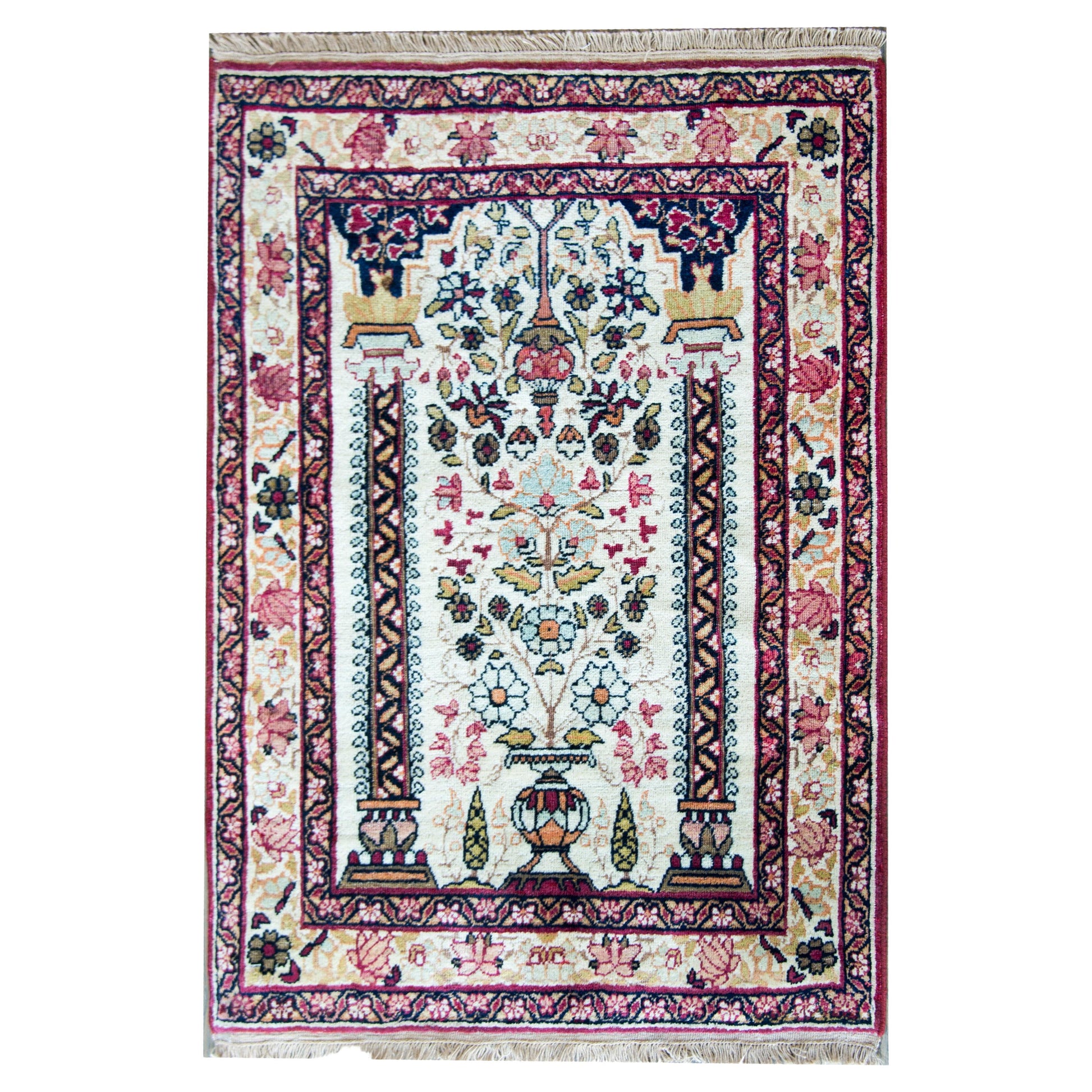 Early 20th Century Kirman Rug For Sale