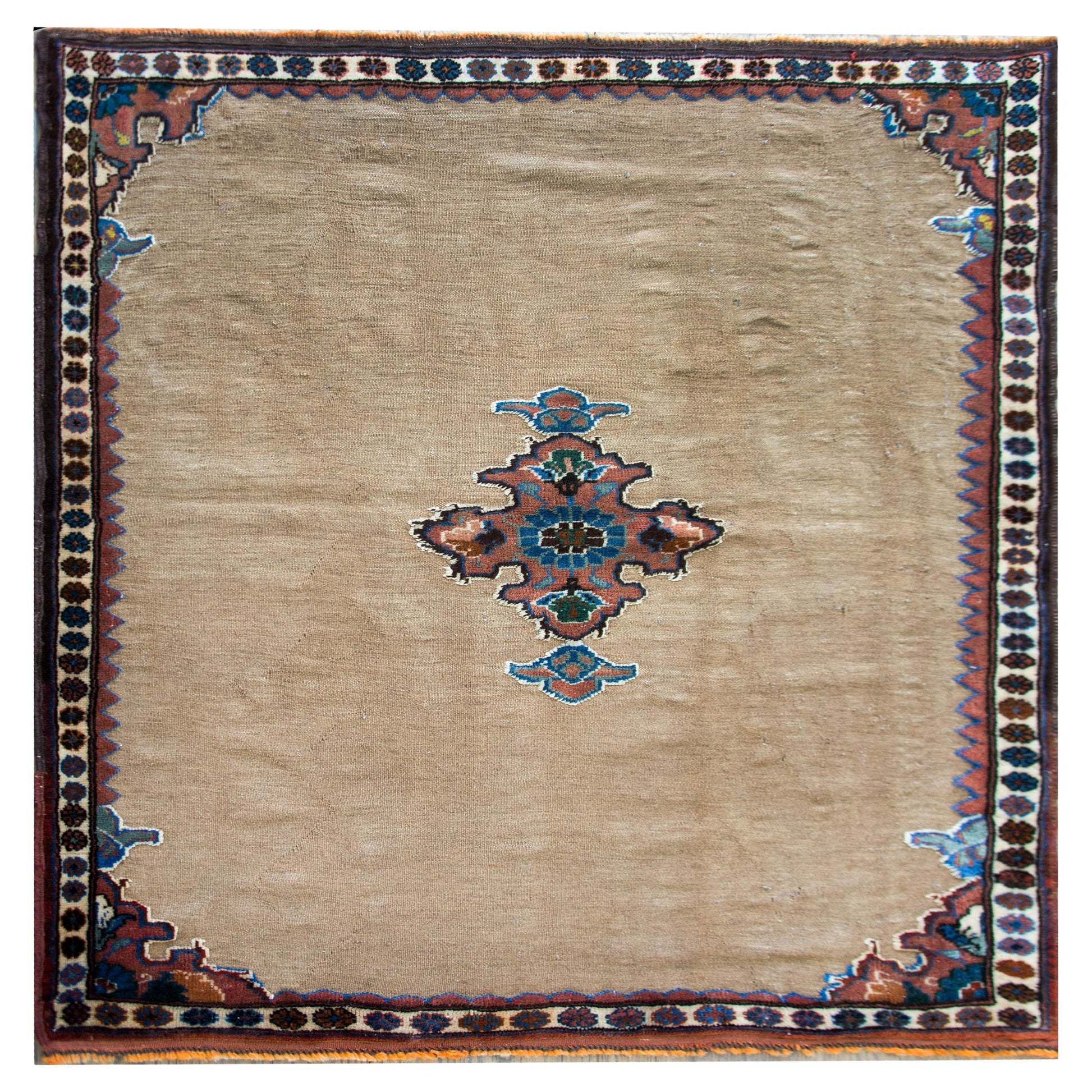 Early 20th Century, Afshar Sofreh Rug For Sale