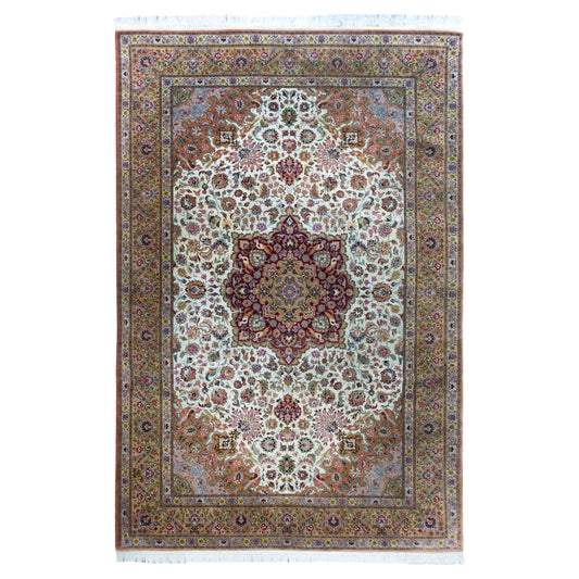 Vintage Persian Tabriz Rug For Sale