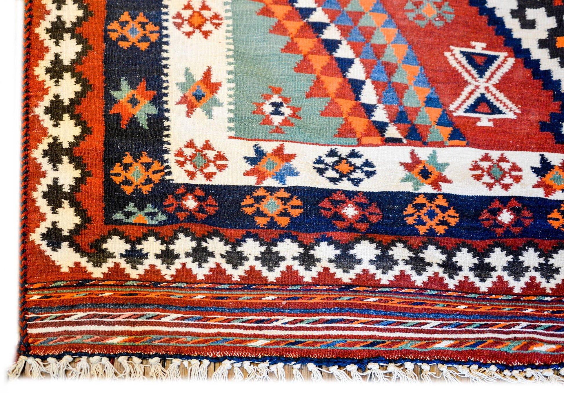 Mid-20th Century Harsin Kilim Rug For Sale