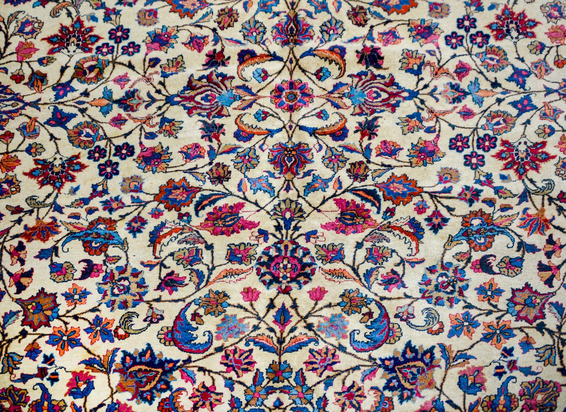 Incredible Monumental Early 20th Century Meshed Rug For Sale