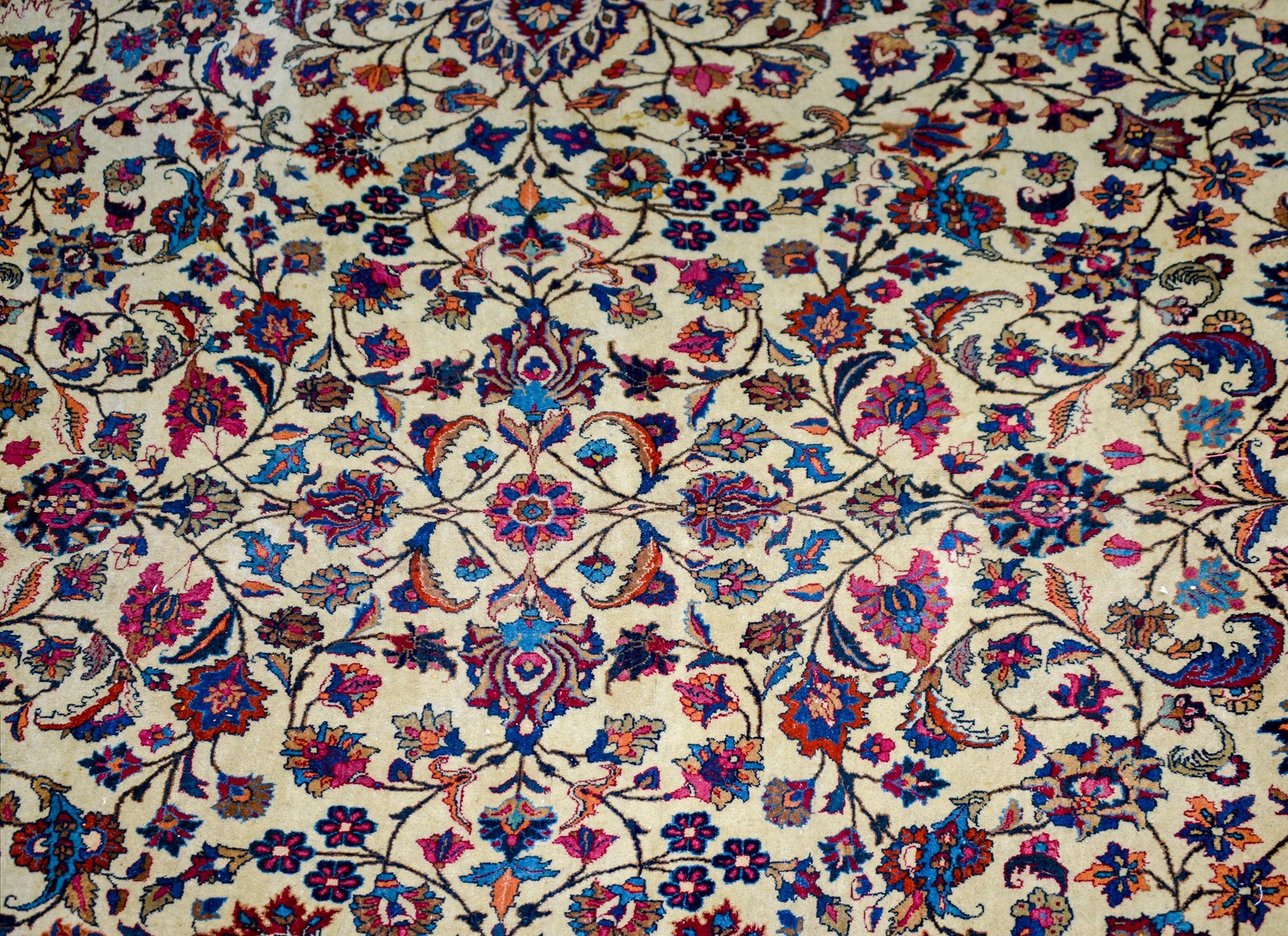 Incredible Monumental Early 20th Century Meshed Rug For Sale
