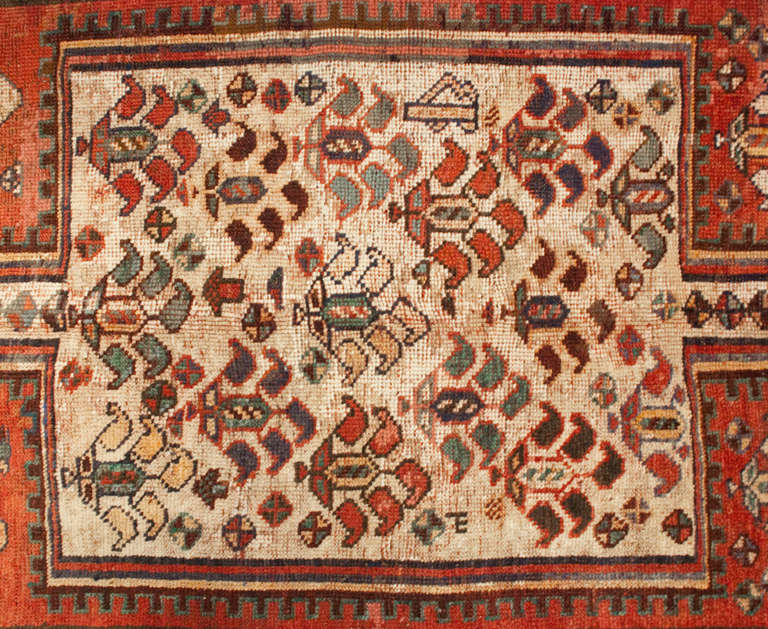 Early 20th Century Kurdish Rug For Sale