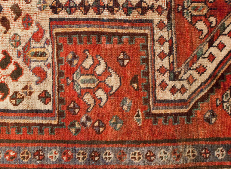 Early 20th Century Kurdish Rug For Sale